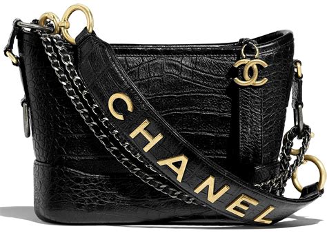 chanel gabrielle croc embossed price|chanel gabrielle hobo bag.